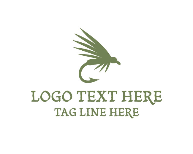 Fly Fishing Lure Logo