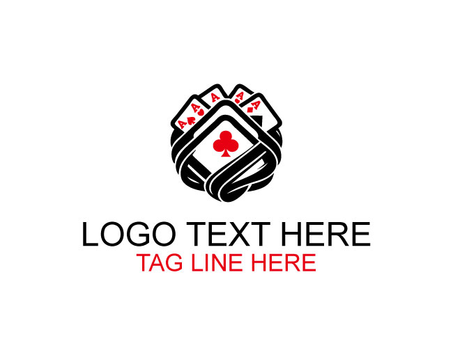 Lucky Spade Playing Card Logo