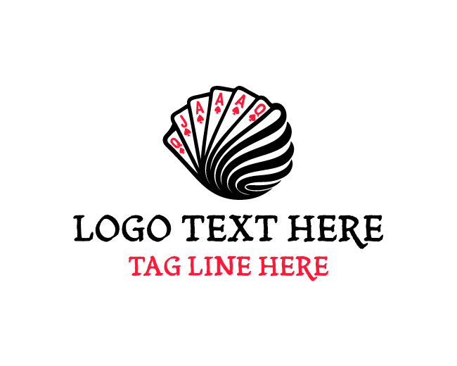 Black jack Playing Card Logo