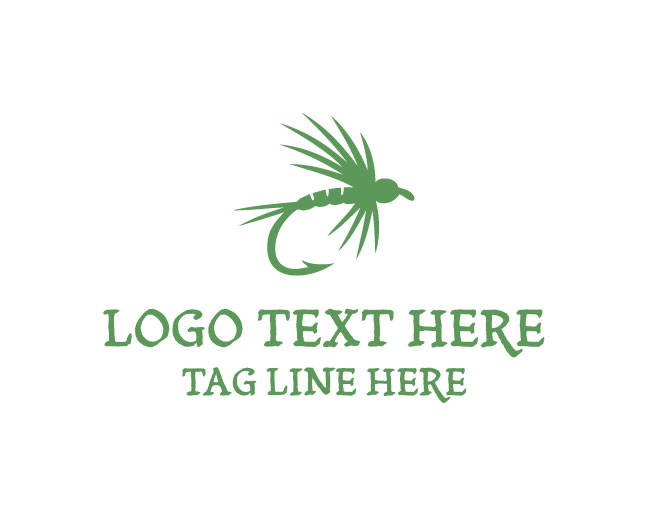 Fly Fishing Lure Logo