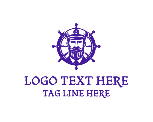  Classic Captain Wheel Logo