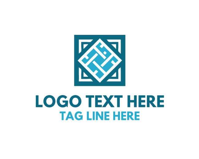 Classic Grid Tile Design Logo