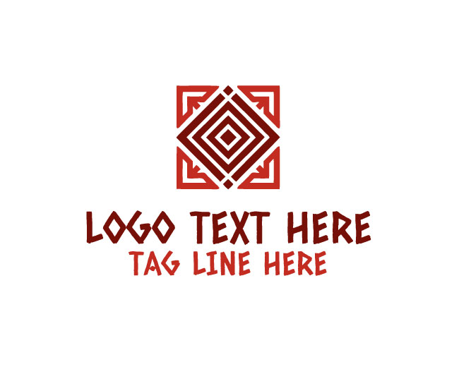 Decorative Flow Tile Design Logo