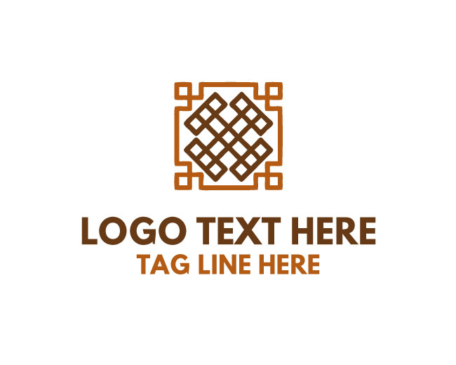 Geo Mesh Tile Design Logo