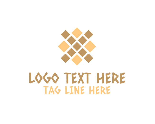 Tile Weave Pattern Logo