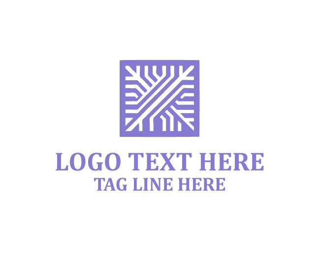 Tile Grid Line Logo