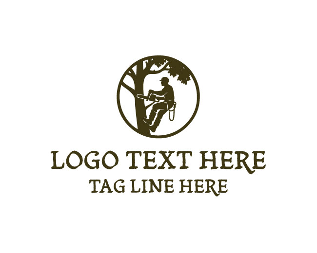 Forest Tree Cutter Force Logo