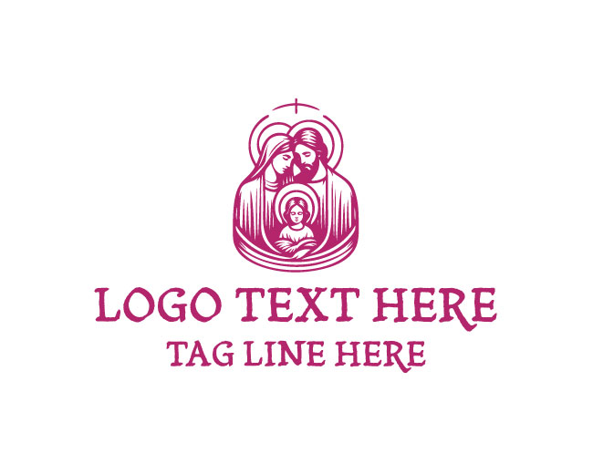 Holy Family Blessing Light Logo
