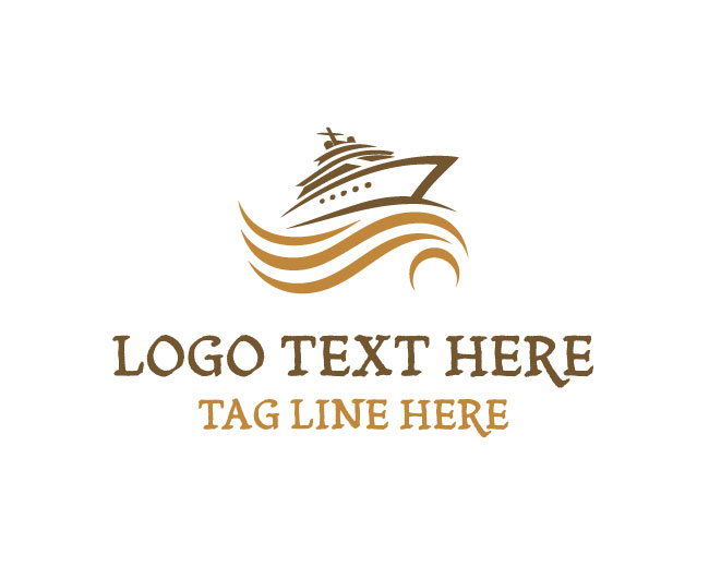 Maritime Trade Ship Logo