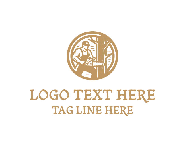 Forest Blade Tree Cutter Pro Logo