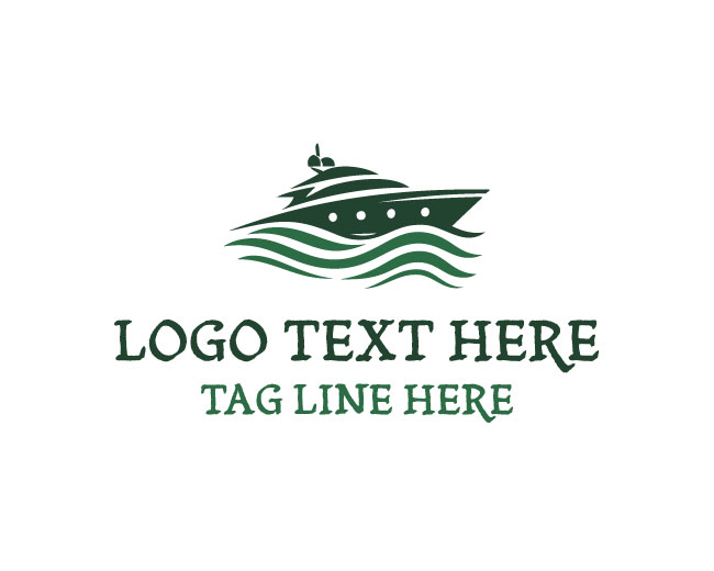Heavy Cargo Ship Logo