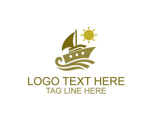 Marine Fleet Ship Logo