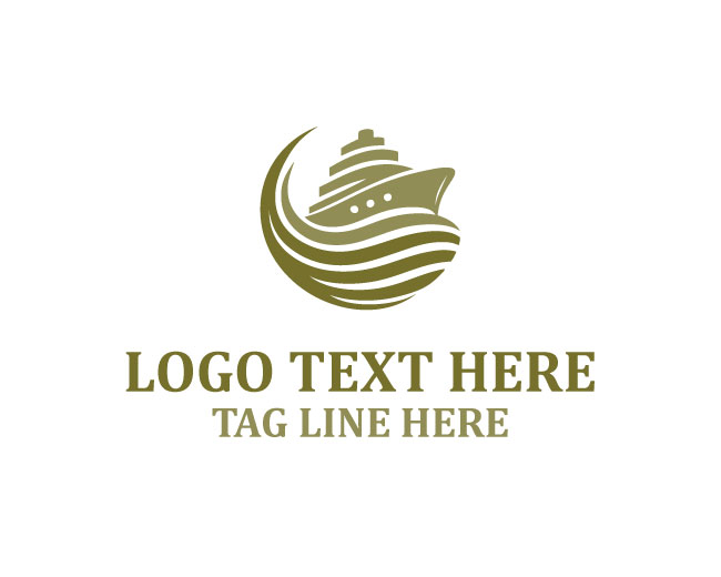 Ocean Carrier Ship Logo