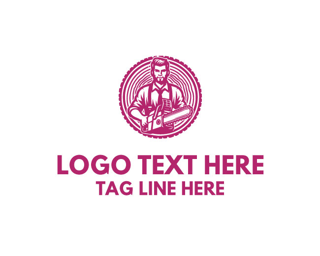 Tree Cutter Green Shield Logo