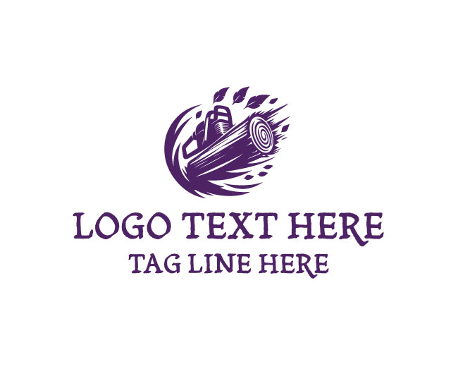  Tree Cutter Log Split Logo