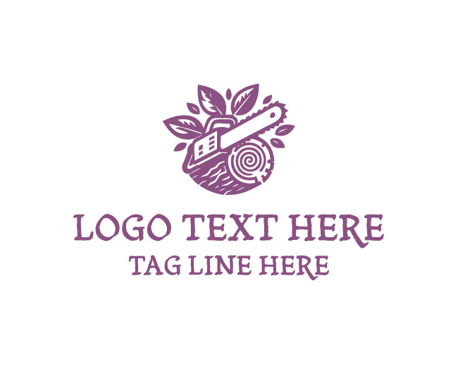 Tree Cutter Branch Edge Logo