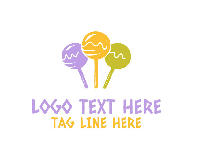 Cake Pops Sweet Logo