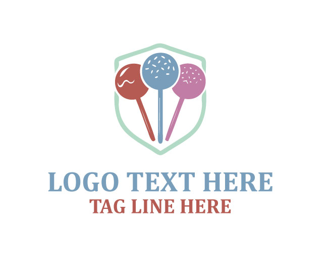 Cake Pops Modern Logo