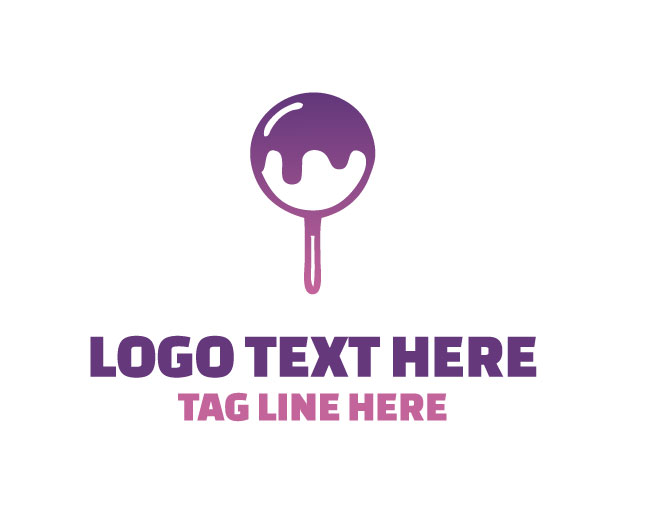 Cake Pops Minimal Logo