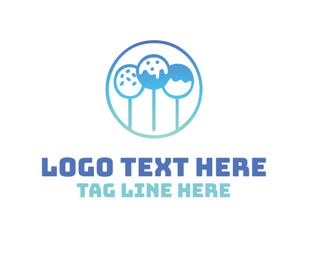 Cake Pops Icon Logo