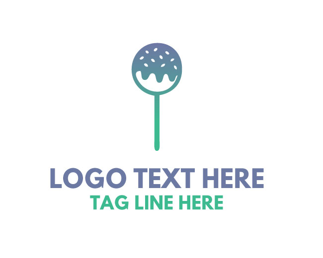 Cake Pops Cute Logo
