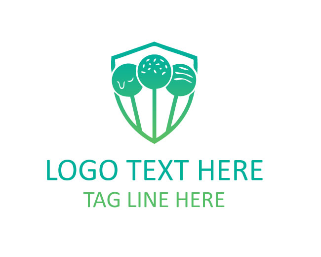 Cake Pops Abstract Logo