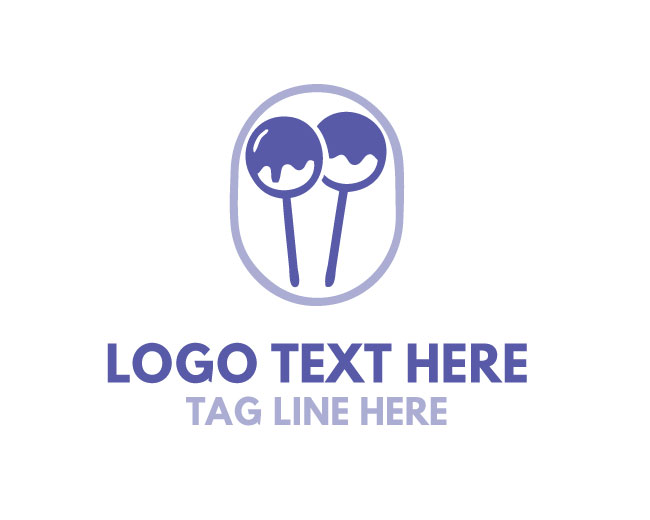 Cake Pops Party Logo