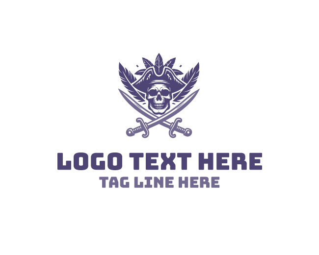 Sea King Marine Pirate Logo