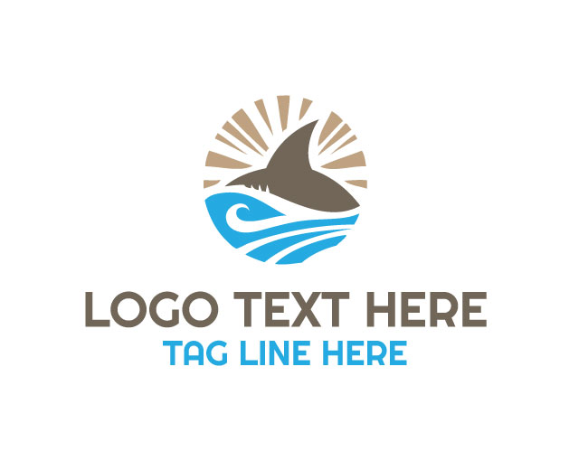 Sharp Edge Shark Fin Logo