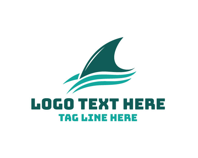 Sleek Shark Fin Logo