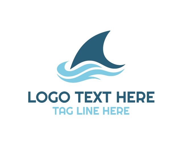 Ocean Crest Shark Fin Logo