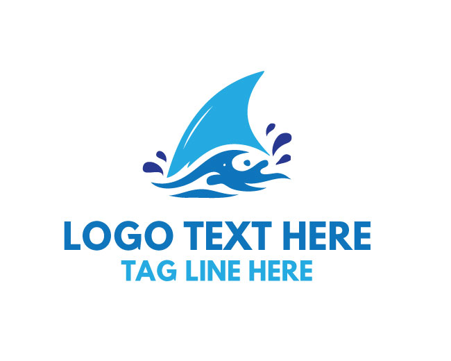Marine Blade Shark Fin Logo
