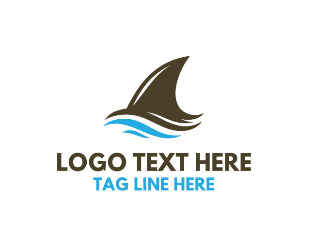 Ocean Strike Shark Fin Logo