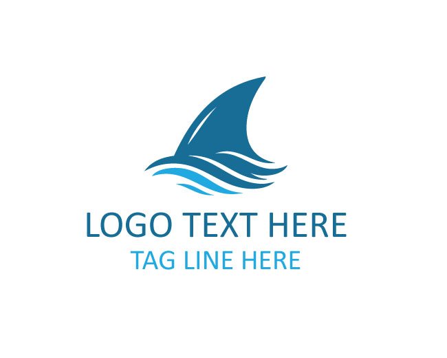 Sleek Shark Fin Logo