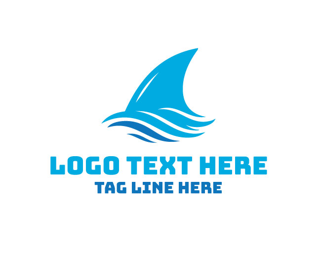 Ocean Strike Shark Fin Logo