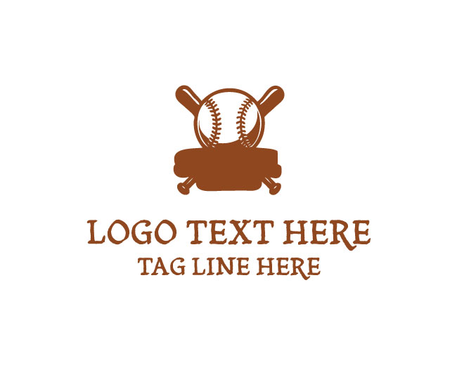 Bat Swing Softball Logo
