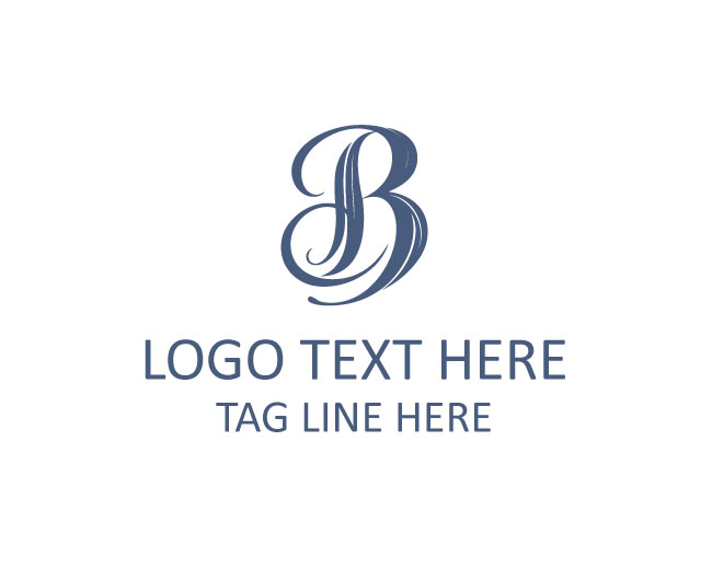 Calligraphy B Signature Logo