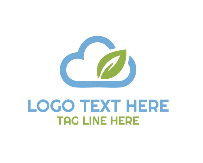 Cloud Abstract Eco Logo