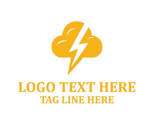 Cloud Bolt Dynamic Logo