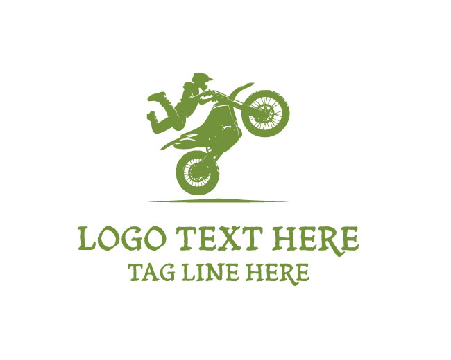 Dirt Bike Night Rider Logo