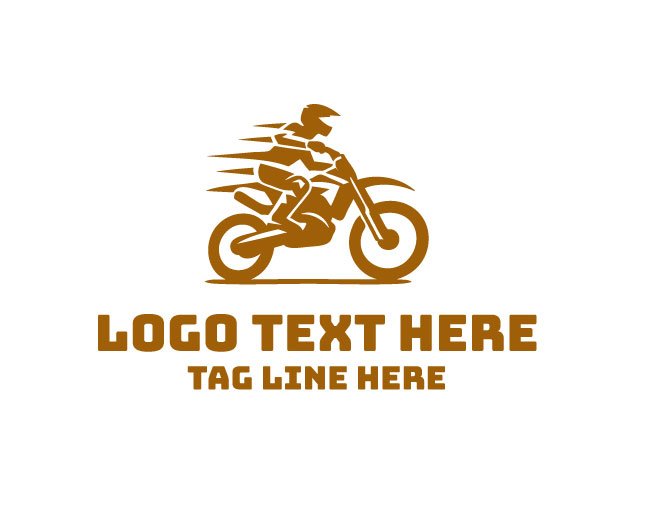 Dirt Bike Engine Piston Logo