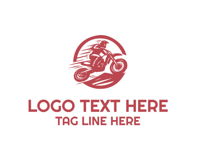 Dirt Bike Tyre Spin Logo