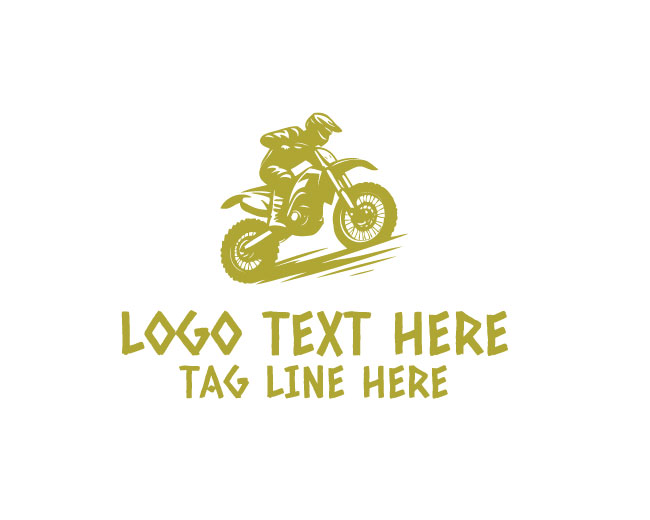 Dirt Bike Garage Logo