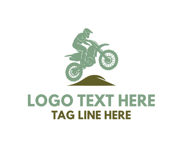 Dirt Bike Helmet Side Logo