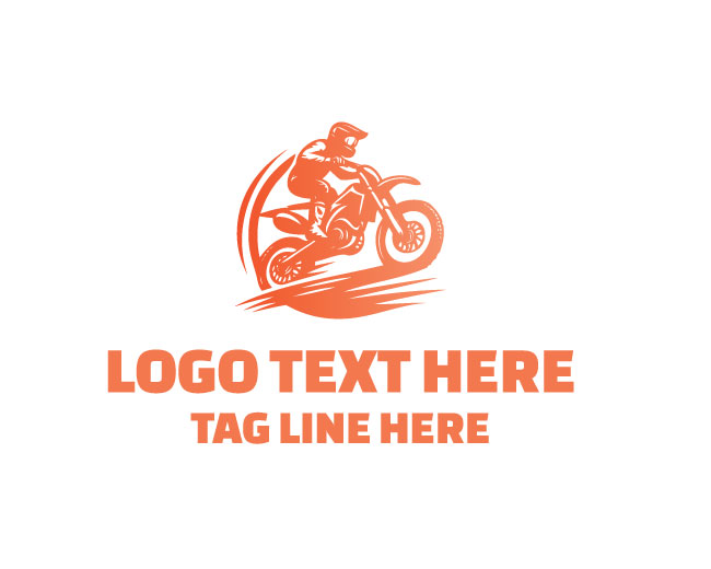 Dirt Bike Front Wheel Logo