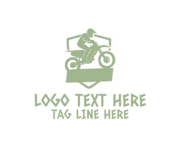Dirt Bike Speed Burst Logo