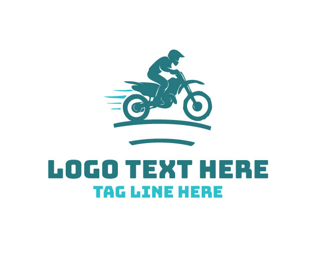 Dirt Bike Racing Helmet Number Logo
