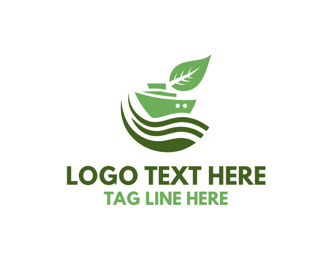 Leaf Ship Eco Logo