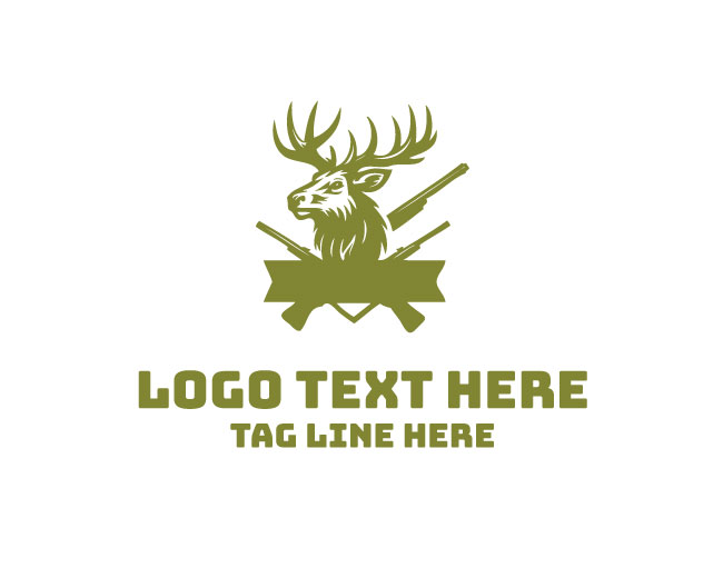 Deer Hunting Logo