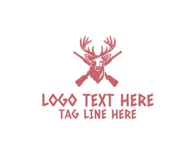 Hunting Cross Rifle Logo